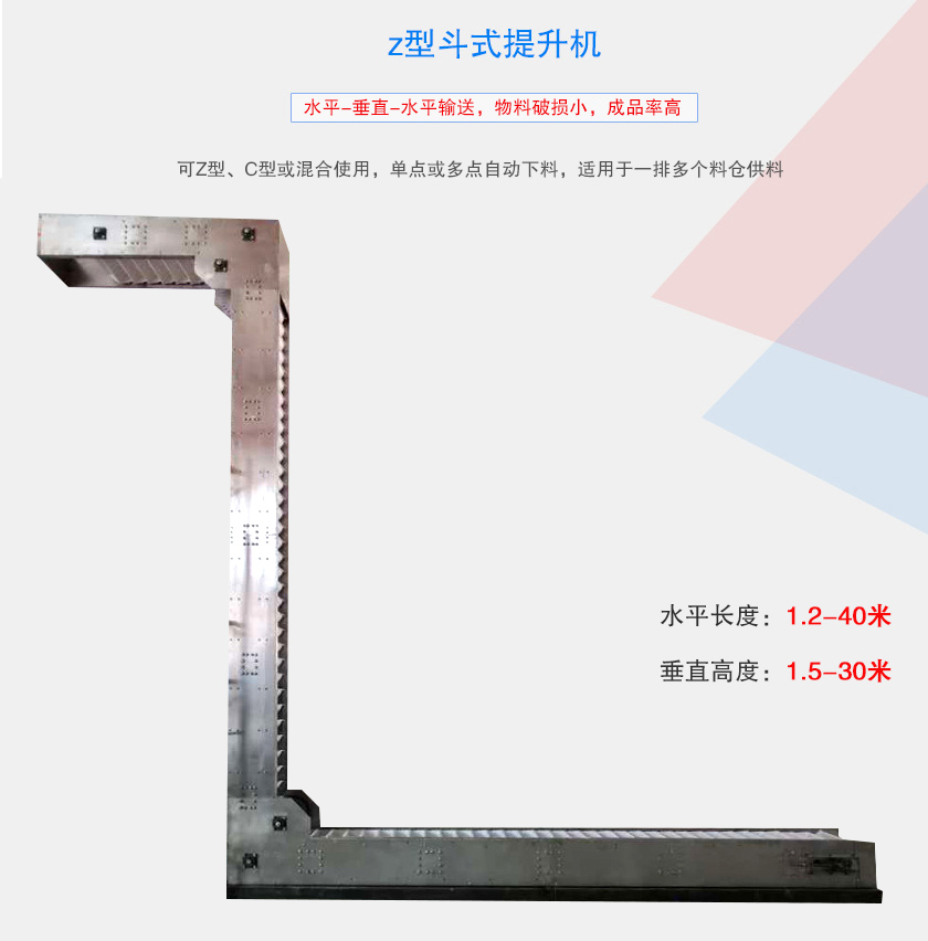 可Z型、C型或混合使用，單點(diǎn)或多點(diǎn)自動(dòng)下料，適用于一排多個(gè)料倉供料