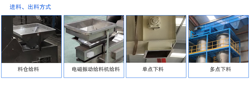 進(jìn)料、出料方式